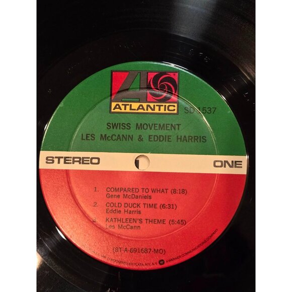 Les McCann & Eddie Harris - Swiss Movement Atlantic SD1537 Montreux Jazz LP - Picture 5 of 7